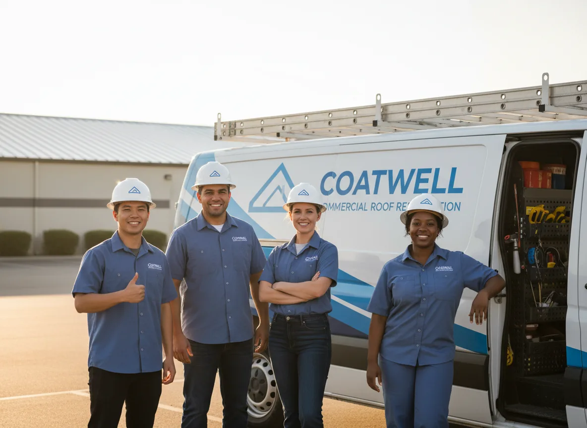Commercial roof coating company in Minong, WI
